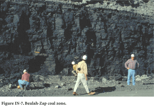 Beulah-Zap coal zone.