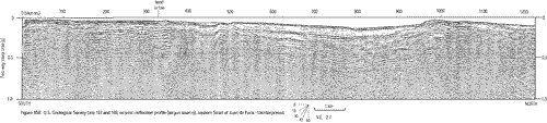 10. U.S. Geological Survey Line 167 and 168, seismic-reflection profile and aeromagnetic profile, eastern Strait of Juan de Fuca-Uninterpreted
