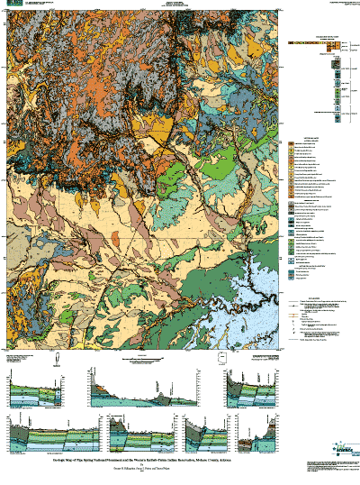 Page-size version of geologic map