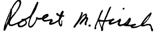Robert M. Hirsch (signature)