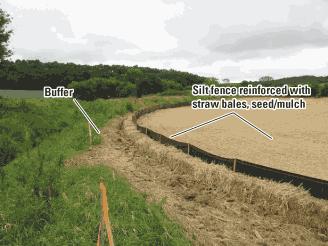 Example of erosion-control practices