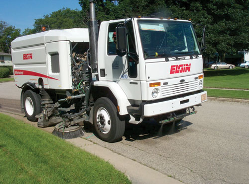 Cover photo of street sweeper
