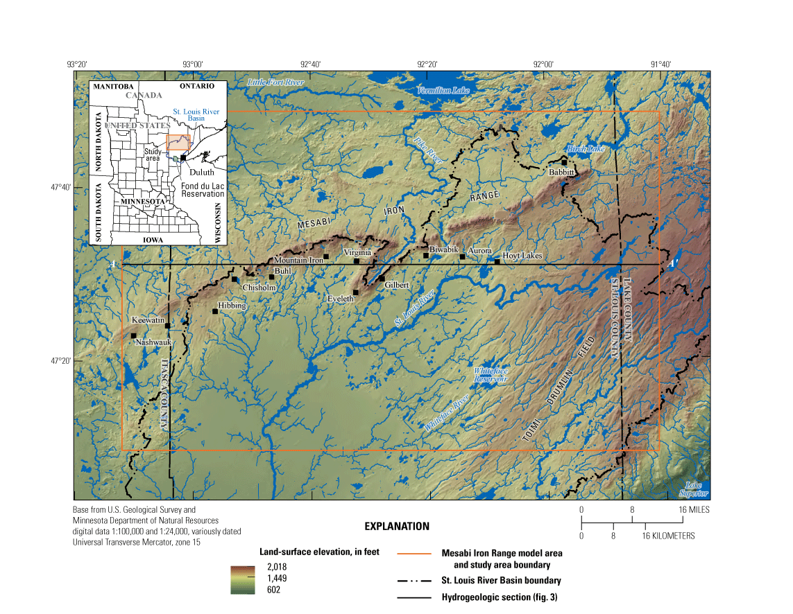 Map area is shown in shades of dark red to dark green based on elevation.