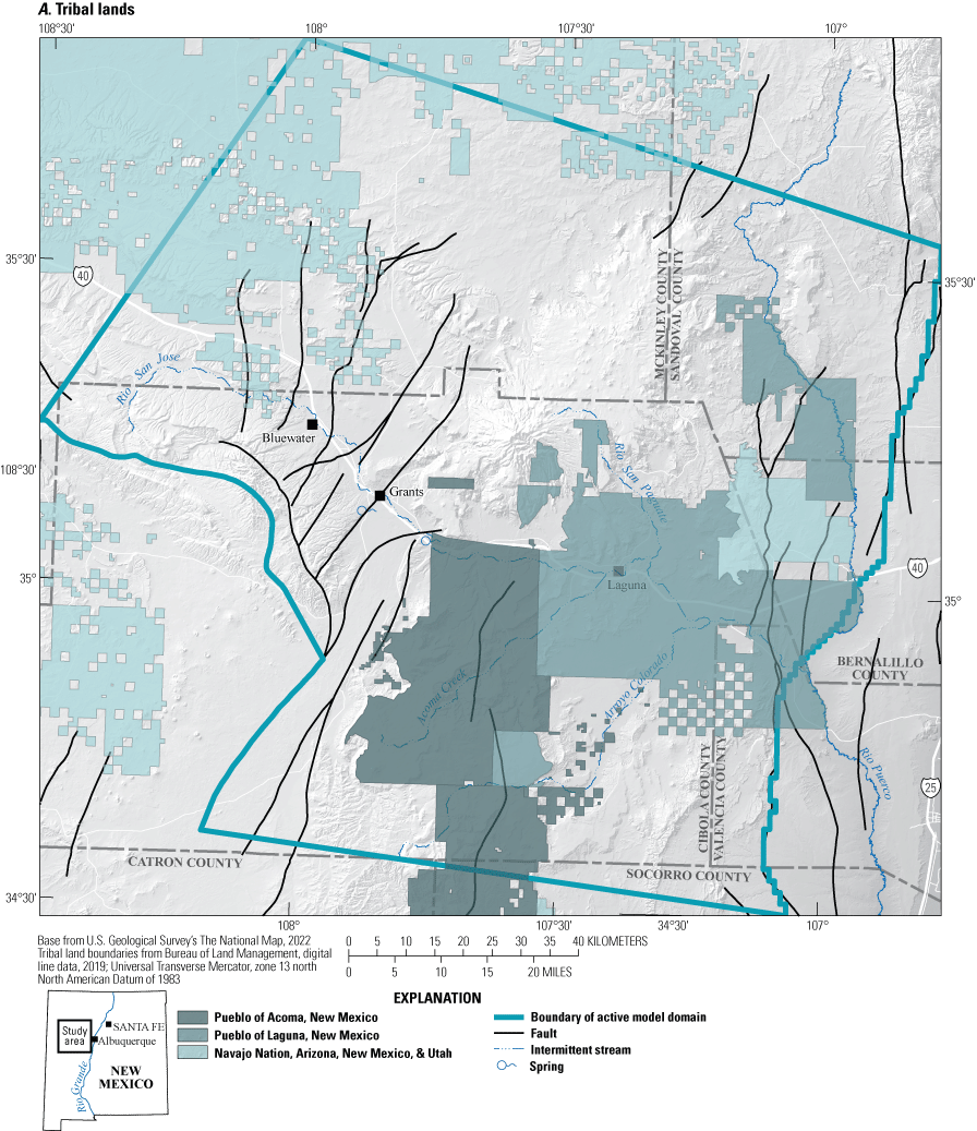 Contoured altitude of unit top with faults for each modeled unit