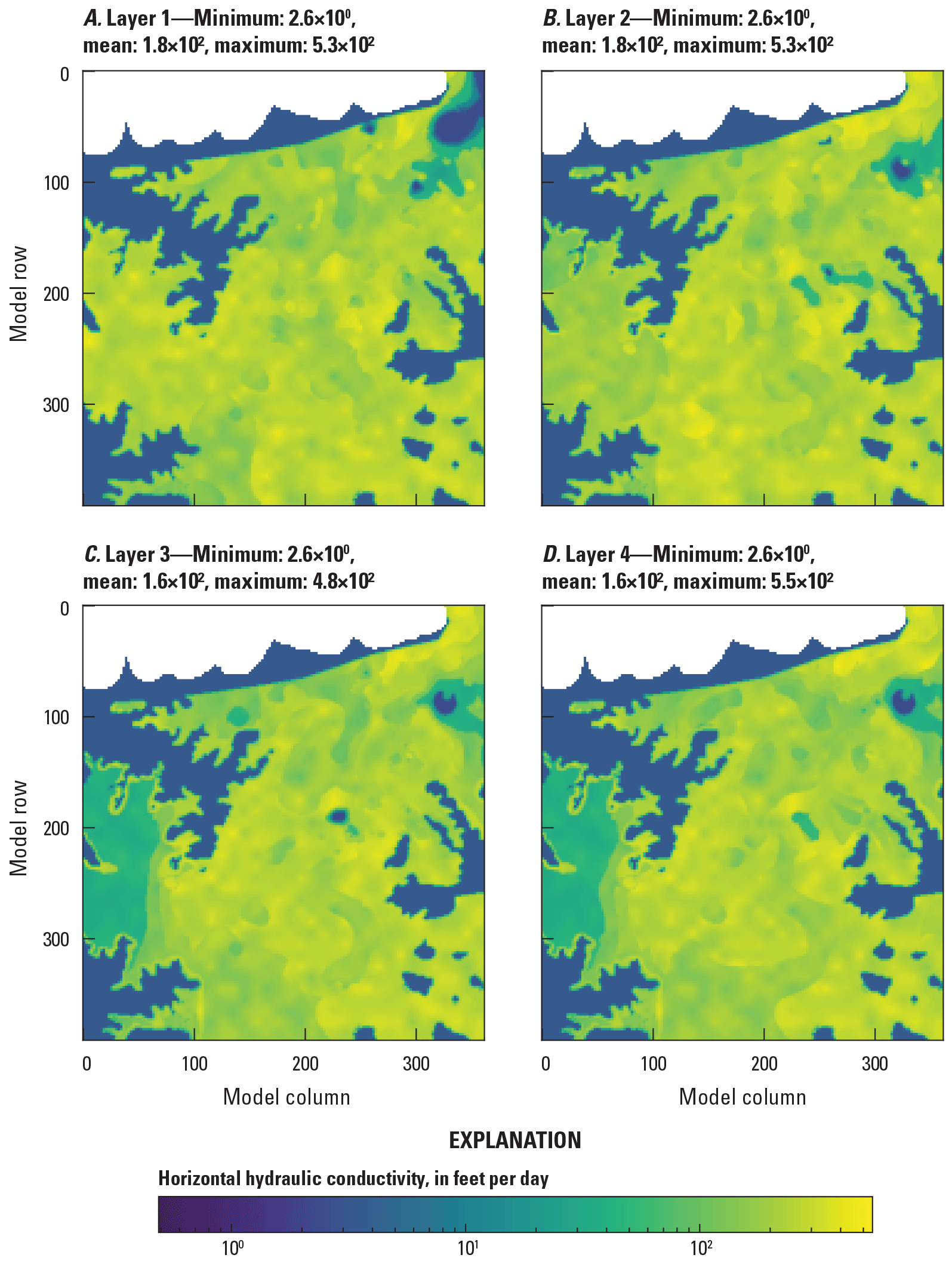 Conductivity remained mostly consistent for layers 1 to 10 and then changed in the
                           remaining layers.