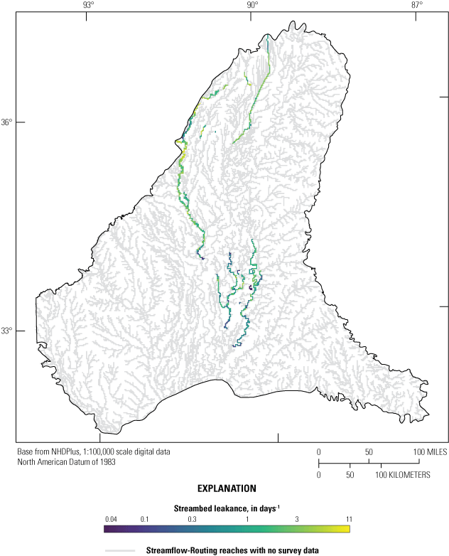 Streams surveyed include the Black, White, Cache and St. Francis Rivers in Arkansas,
                           and the Tallahatchie, Yazoo, Sunflower, Quiver and Bogue Phalia Rivers in Mississippi.