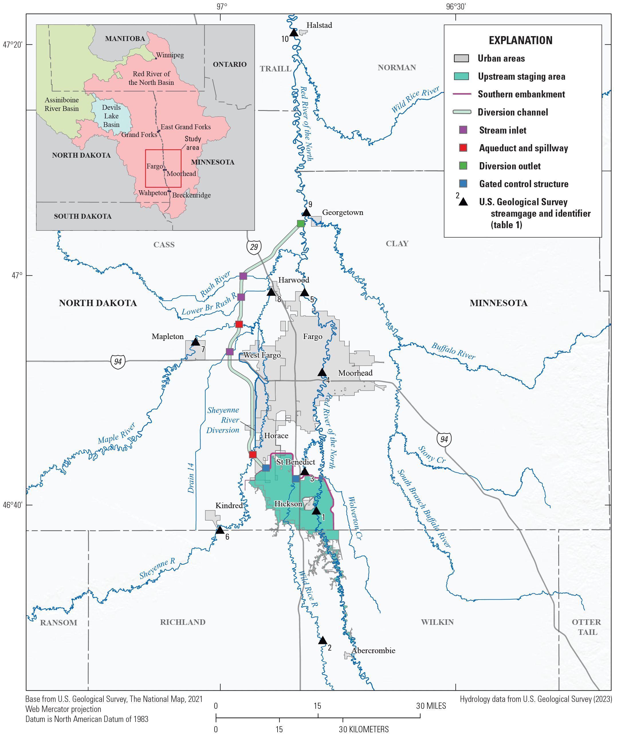 Water-quality characteristics of the Red River of the North and ...