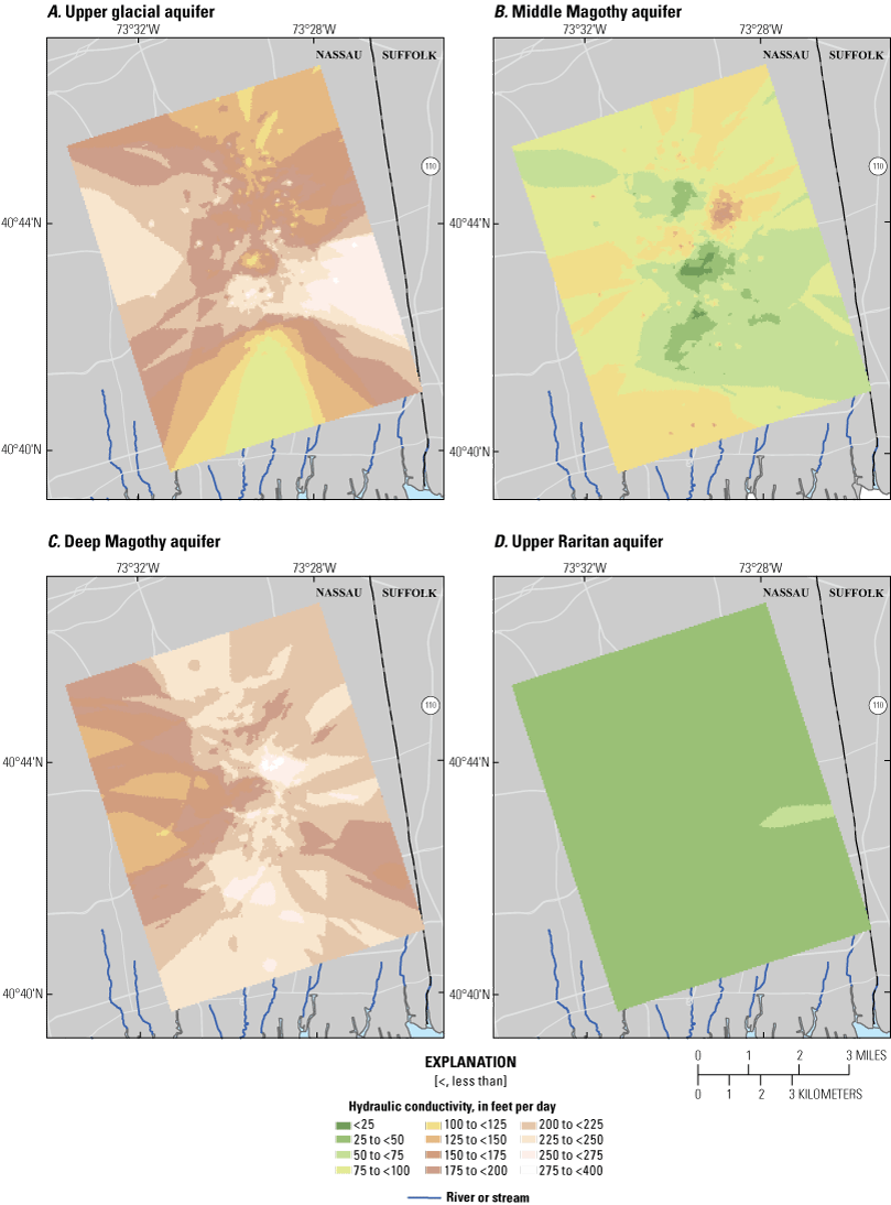 The interpolated texture model results are less heterogeneous with depth.