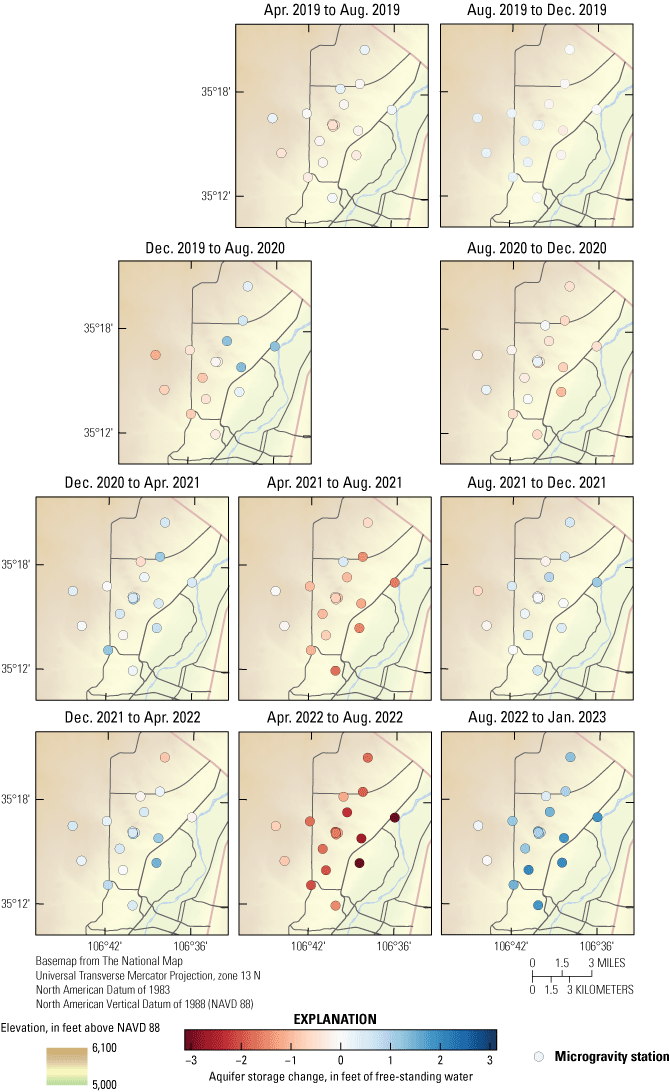 Storage mostly increased during December-April, mostly decreased during April-August,
                           and mostly increased during August-January.