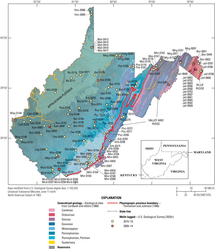 The current study's wells, while widespread, are concentrated in the southeast and
eastern part of the State.