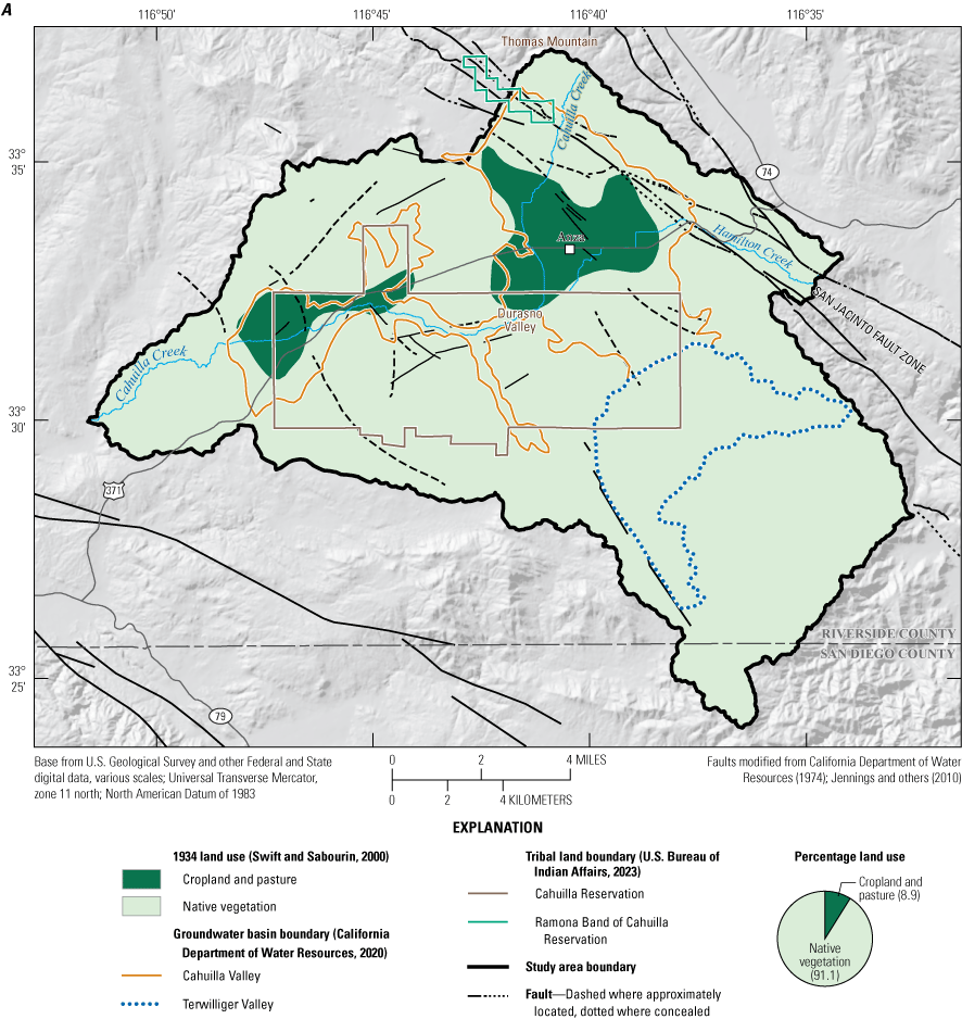 3. The type of crops changed between 1934 and 2016, and cropland area has increased
                        from less than 10 percent to about 16 percent.