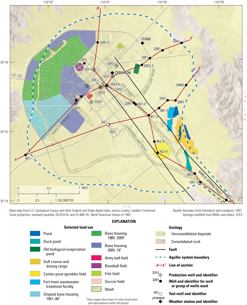 2 The Irwin groundwater subbasin is in an alluvium-filled valley with various land
                     uses to support U.S. Army training.