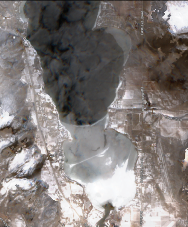 Osoyoos Lake and surrounding land features are shown.