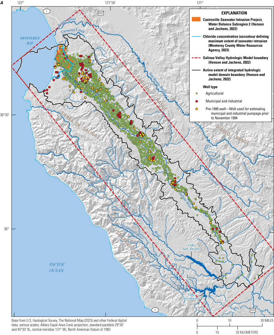24. Agricultural wells, observation wells, and combined observation wells are widespread
                           throughout the valley, whereas municipal and industrial and pre-1995 wells are concentrated
                           around cities.