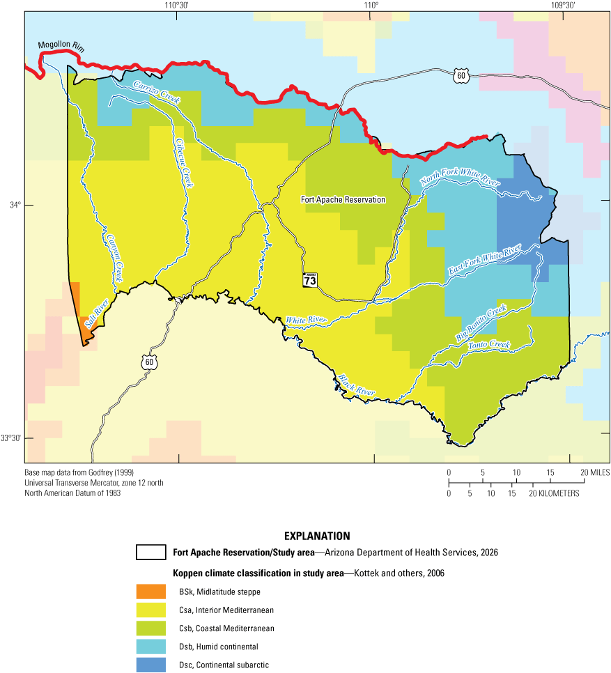 Interior Mediterranean is the largest climate classification on the reservation, with
                           coastal Mediterranean the next.