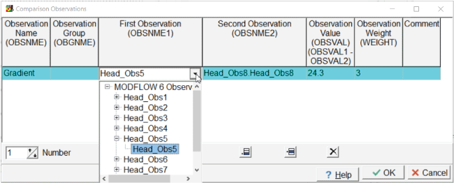 7 columns: Observation Name, Group, 1st Observation, 2nd Observation, Observation
                        Value, Observation Weight, Comment.