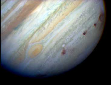 Color photograph of Jupiter.