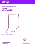Cover of Water Data Report IN-04-1.