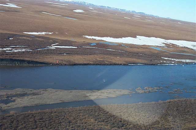 aerial photo of Wulik River below Tutak Creek near Kivalina
