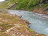 photo of the downstream view of the Middle Fork Bradley River near Homer