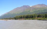 photo of the downstream view of the Snow River near Seward