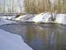 photo of the downstream view of Ship Creek below fish hatchery near Anchorage