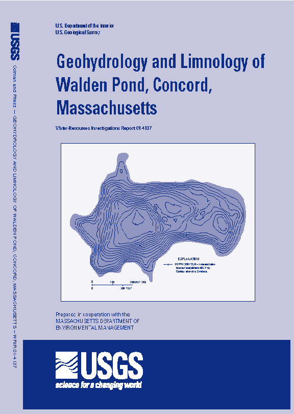 Cover with title and bathymetric map.